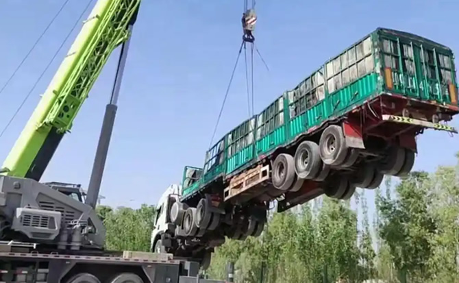 陵城区道路脱困救援案例